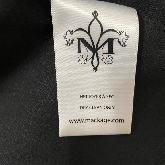 MACKAGE Collection silk black sheath dress - Picture 7 of 12